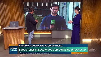 Governo bloqueia 42% do orçamento do seguro rural de 2025