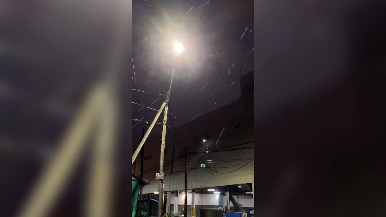Nieve en Morón