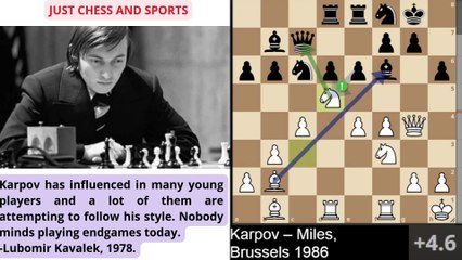 Anatoly Karpov winning chess games. Part 2