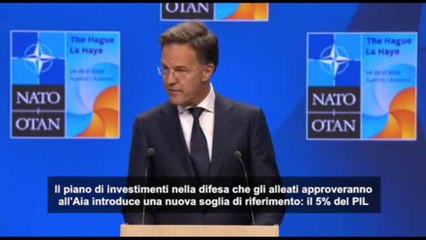 Rutte (Nato): approveremo 5% alla Difesa, "è un salto quantico"