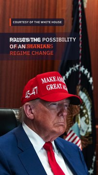 US warns against Iran retaliation as Trump raises ‘regime change’