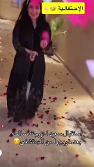 سعيد يحتفل بخروج زوجته صالحة من المستشفى