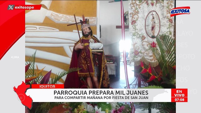 Fiesta de San Juan 2025: Más de mil juanes serán repartidos mañana, 24 de junio durante gran festividad en Iquitos