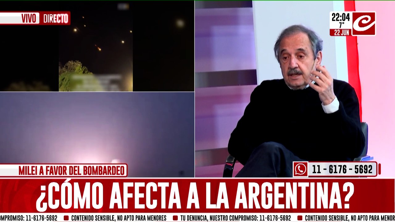 Raúl Alfonsín: "El camino es la paz y el dialog...