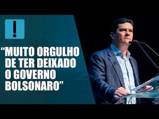 Sergio Moro se orgulha de ter deixado governo Bolsonaro