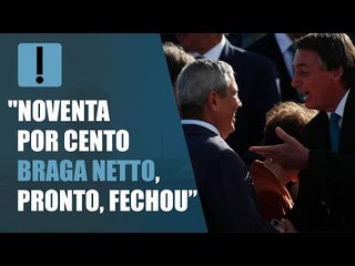 90%: Jair Bolsonaro, presidente; Braga Netto, vice