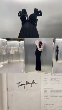 Alaïa & Mugler exhibition #paris #fashion #couture #fashionhistory #luxury #fashionshorts #parisvlog