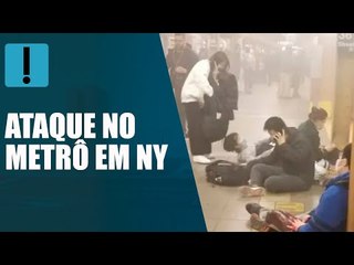 VEJA IMAGENS APÓS ATAQUE A TIROS NO METRÔ DE NOVA YORK