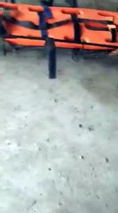 Imágenes fuertes: Obrero muere tras caer y ser atravesado por una varilla de fierro