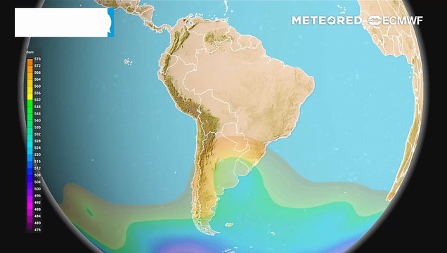 Sistema frontal proyecta precipitaciones hasta el centro sur y una vaguada en altura las extendería hasta el norte
