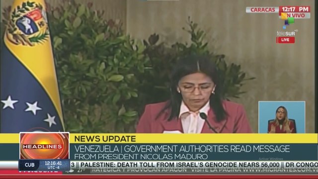 Venezuela calls for a summit for peace and against war in the Middle East