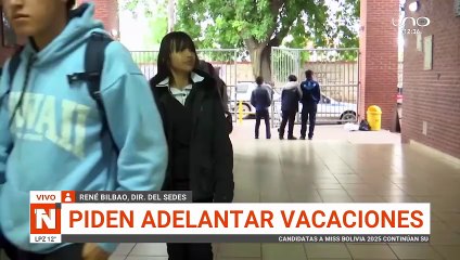 PIDEN ADELANTAR VACACIONES