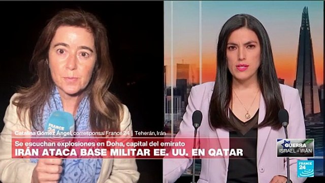 Informe desde Teherán: Irán ataca base militar de EE. UU. en Qatar