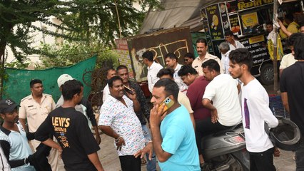 रीजनल कॉलेज चौपाटी से हटाए केबिन व ठेले