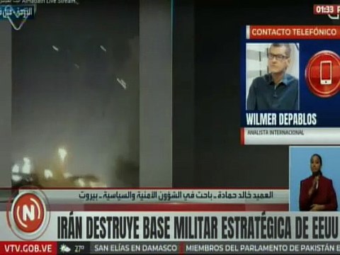 Irán está dando una respuesta contundente con los misiles que llegan a las bases de esta región