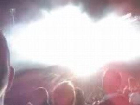 Lille-Lens, oooh allez Lille allez lors du feu d'artifice