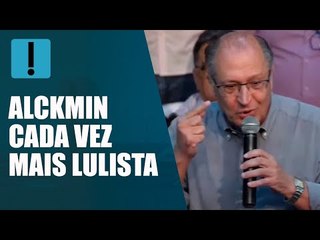 Alckmin diz que Lula é "a esperança do Brasil"