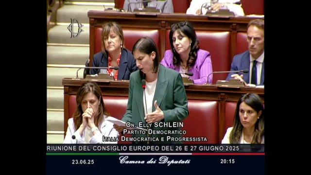 Elly Schlein - Intervento alla Camera dei Deputati (23.06.25)