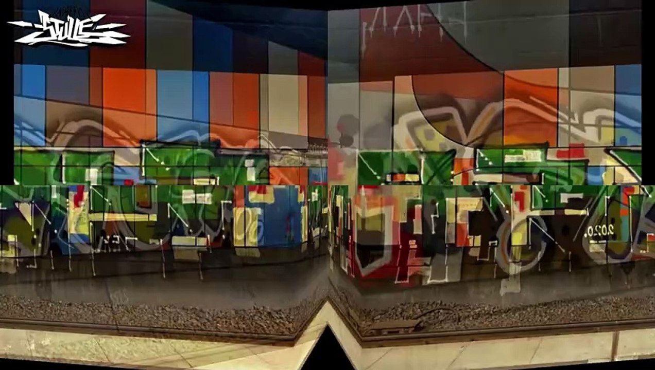 Graffiti Line // FRANKFURT AM MAIN S-Lokalbahnhof ( ((Legendär Graffiti 2025 Video )