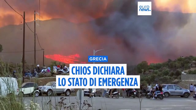 Grecia, incendi: Isola di Chios dichiara lo stato di emergenza