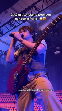 DJO en concert à Paris à l’Élysée Montmartre 😱