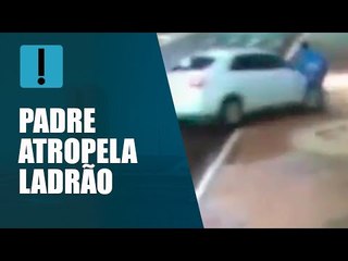 Padre atropela homem que teria assaltado igreja em Santa Cruz do Rio Pardo