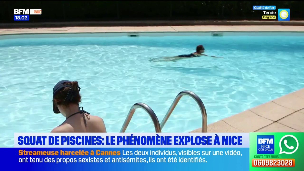 Nice: les squats de piscine se multiplient lors des fortes chaleurs