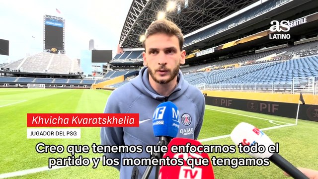 Khvicha Kvaratskhelia: “Somos los campeones de Europa y tenemos responsabilidades”