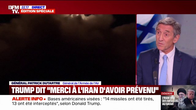 Bases américaines visées par l'Iran: Une riposte mesurée , analyse le Général de l'Armée de l'Air, Patrick Dutartre