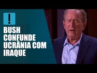 Bush comete gafe ao citar a invasão na Ucrânia e diz que Zelenski é um “carinha legal”
