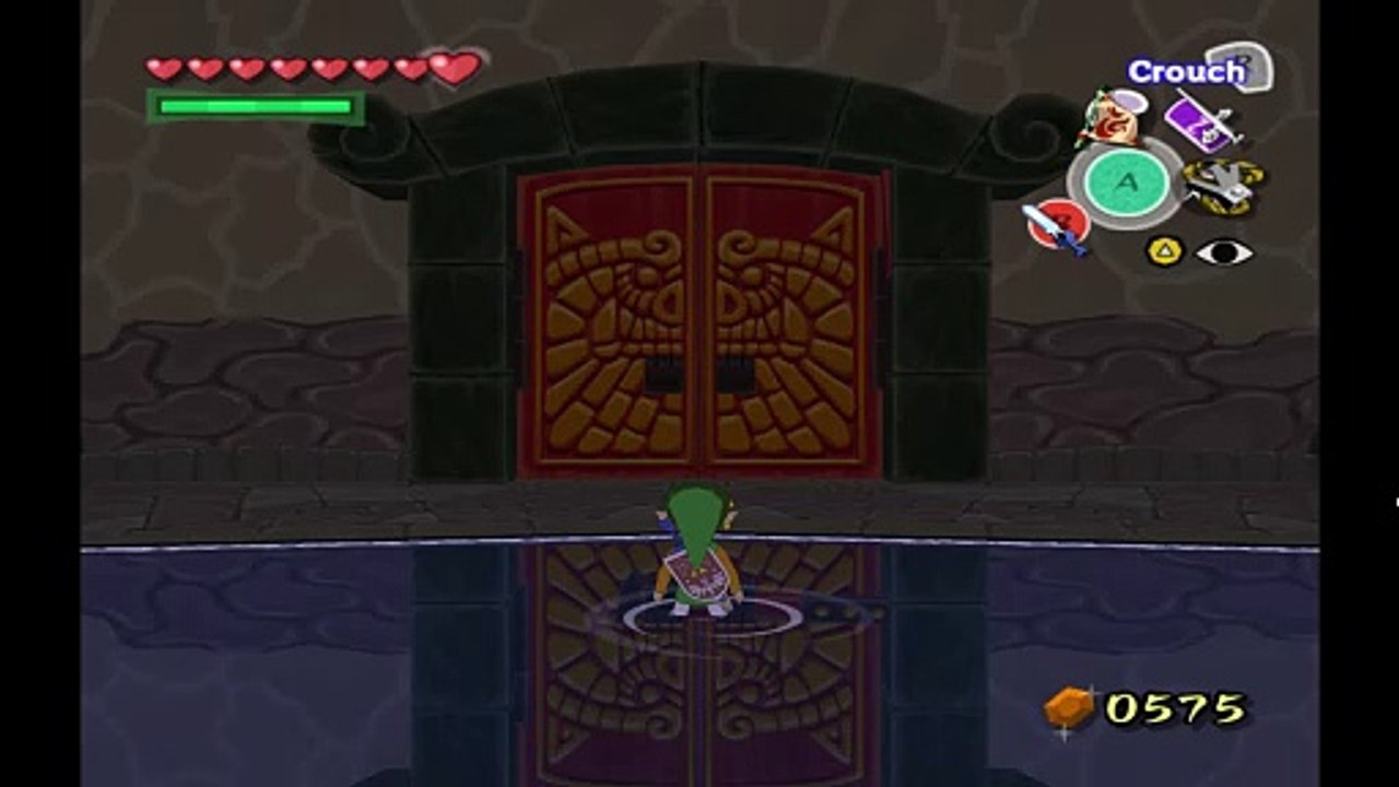 Wind Waker. GanonK Boss room. Going through door back to main area test P2 short video