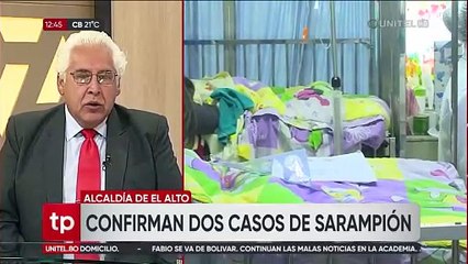 El Alto: Alcaldía reporta  segundo caso de sarampión en una bebé de 9 mese