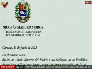 Presidente Nicolás Maduro convoca a una "Cumbre por la Paz y contra la Guerra"