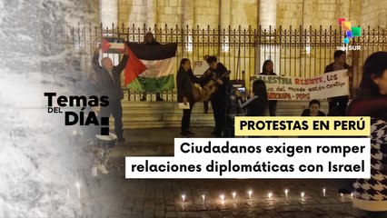 Organizaciones sociales y políticas exigen al gobierno condenar a Israel