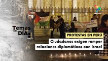 Organizaciones sociales y políticas exigen al gobierno condenar a Israel