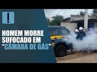 Homem morre sufocado em “câmara de gás” dentro de viatura da PRF; assista