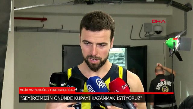 Fenerbahçe Beko'da Melih Mahmutoğlu: İnşallah mutlu sona ulaşacağız