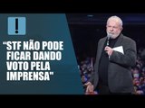 Lula diz que STF 