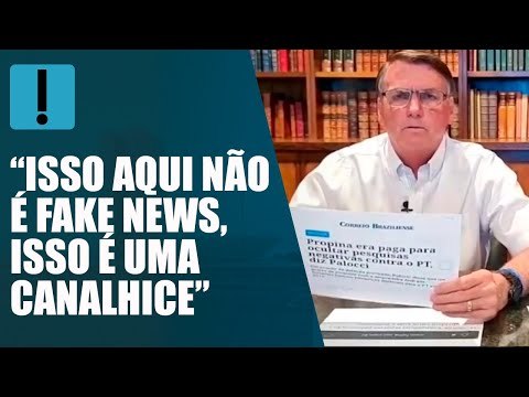 Jair Bolsonaro acusa Datafolha por pesquisa que mostra vitória de Lula em primeiro turno
