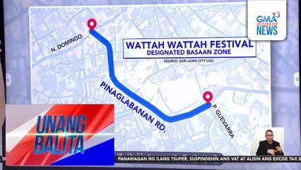 Wattah Wattah Festival designated basaan zone | Unang Balita
