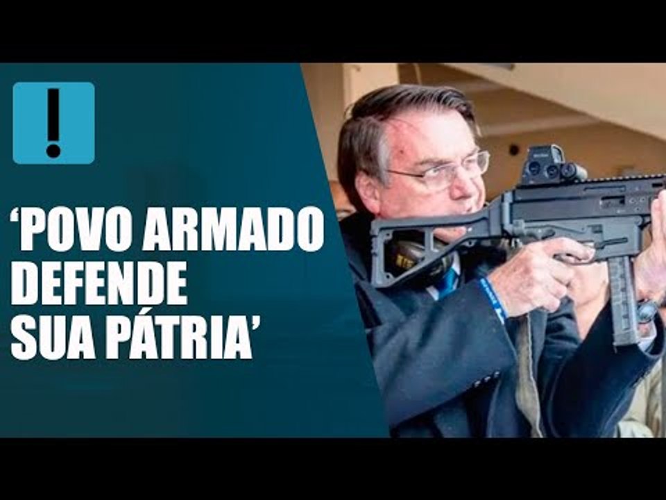 Bolsonaro volta a criticar urnas eletrônicas e fala em armar o cidadão para “defender a pátria”