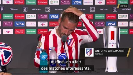 Atlético - Griezmann : "Quand tu perds avec un tel écart d'entrée sur un tournoi comme ça..."