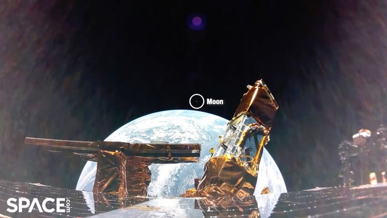 Firefly's Blue Ghost Lander Sees Earth Eclipse...