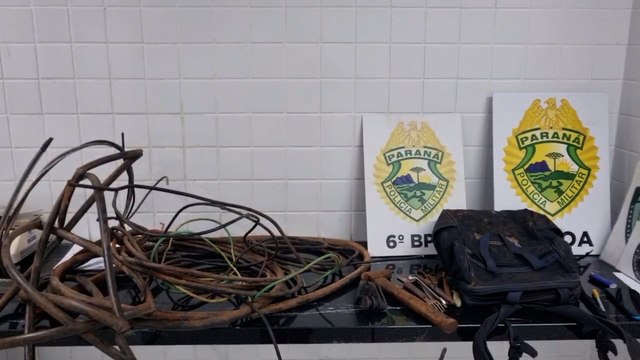 Rapaz é detido acusado de furtar fios em empresa no Bairro Cascavel Velho