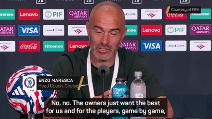 'Not just about the money' - Maresca denies CWC pressure from Chelsea owners