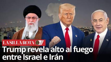 Cese al fuego entre Israel e Irán: Así lo anunció Donald Trump