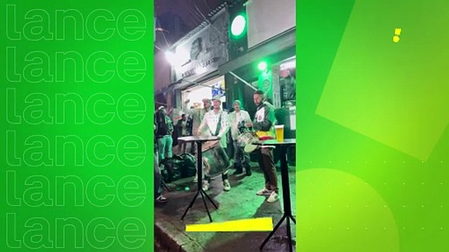Bateria palmeirense faz barulho no arredores do Allianz Parque
