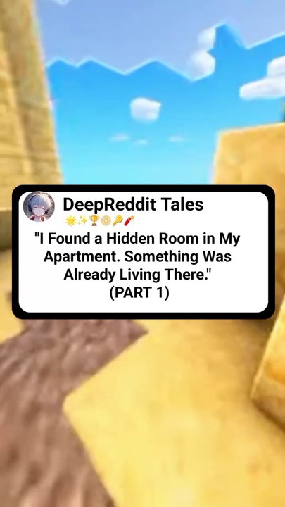 I found a hidden room in my apartment and something was already living there. (PART 1)