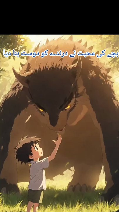 بچے کی محبت… نے درندے کو دوست بنا دیا