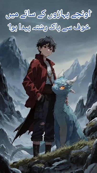 "اونچے پہاڑوں کے سائے میں#viralvideo LionAndChild #ViralReels  #InnocenceAndStrength   #youtubeshorts